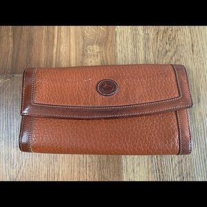 Vintage Dooney & Bourke checkbook wallet